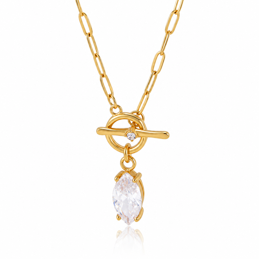 Naomi Toggle Pendant Necklace