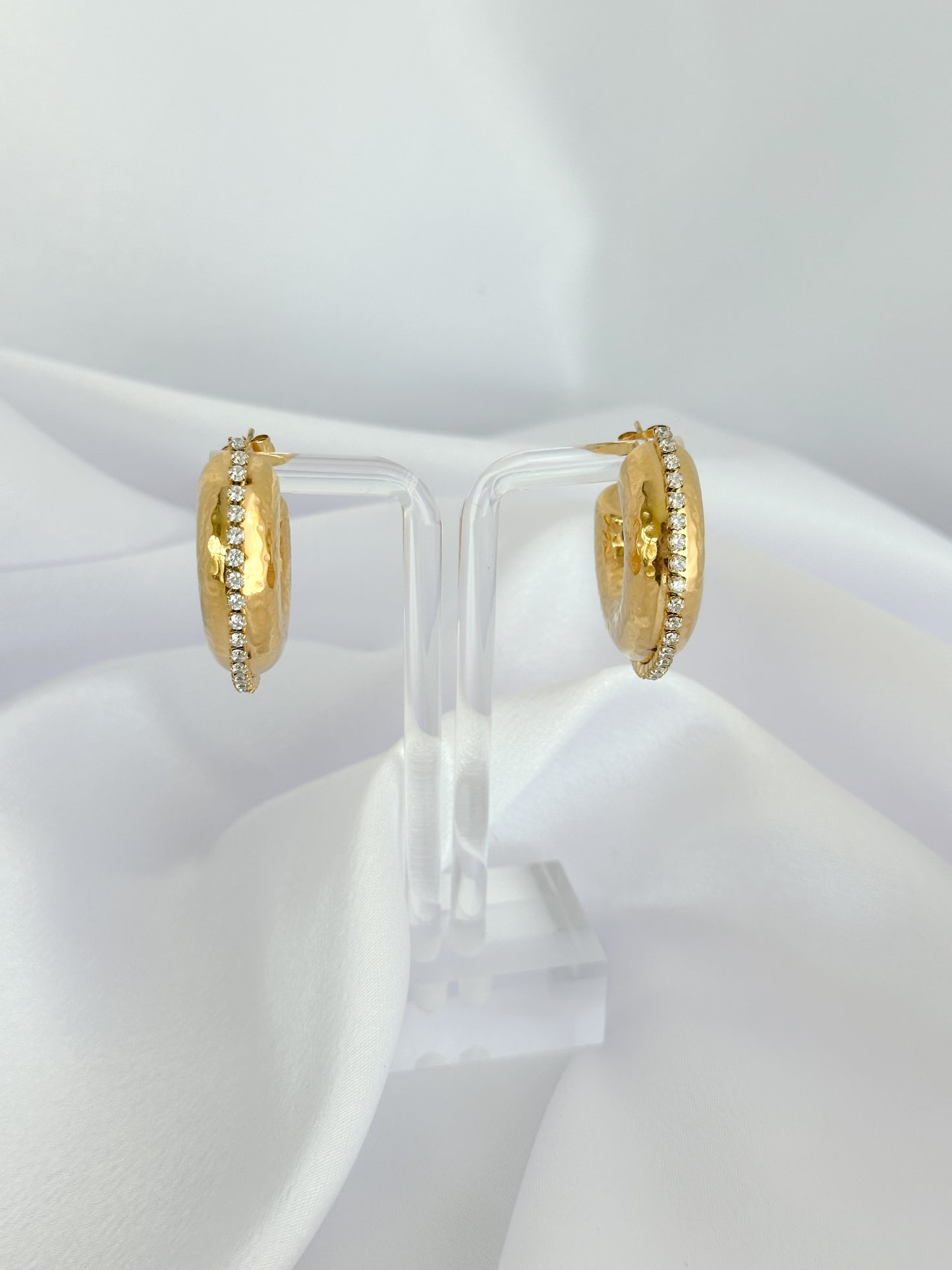 Goddess in Love Gold Hoops