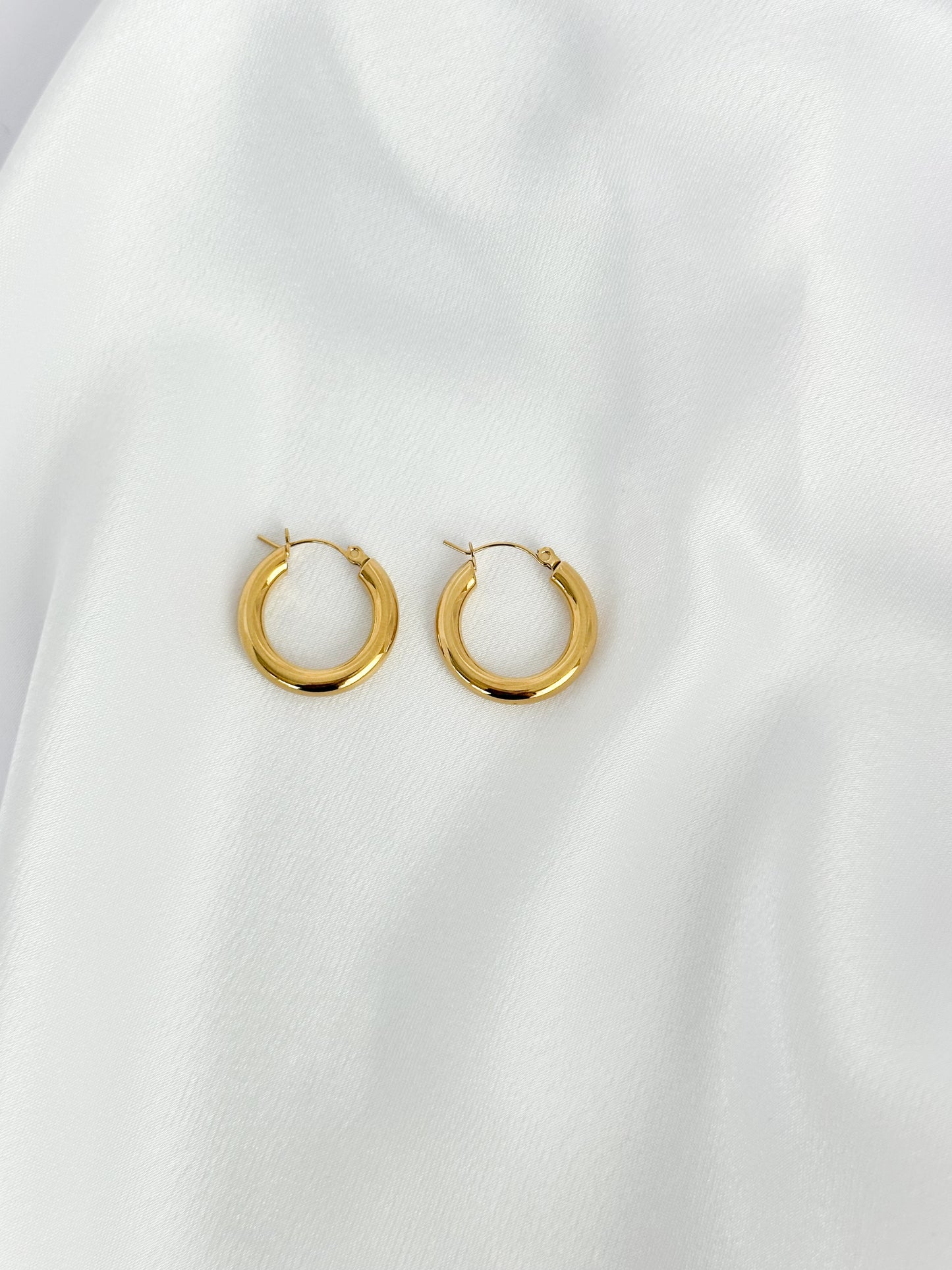 Dainty Girl Gold Hoops