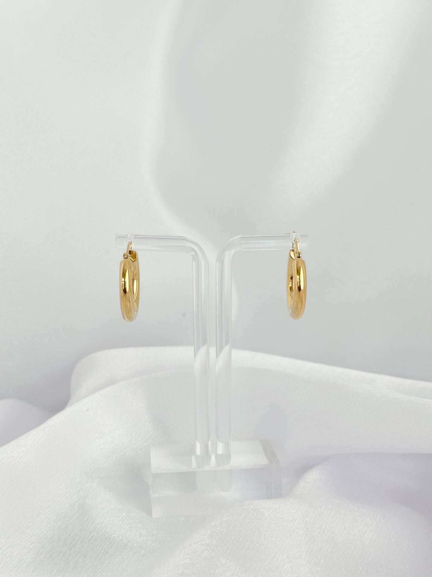 Dainty Girl Gold Hoops