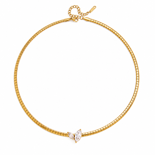 Lila Marquise Pendant Necklace