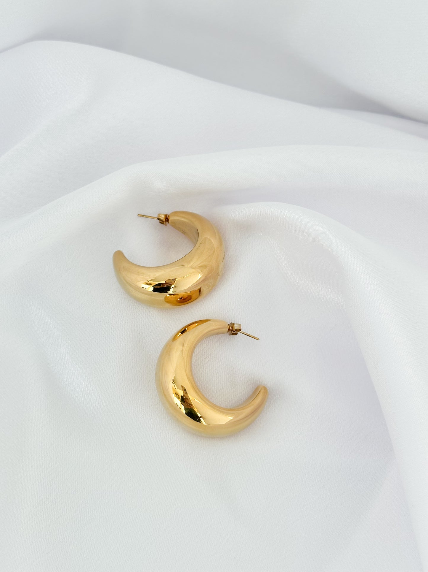 Golden Embrace Hoop Earrings