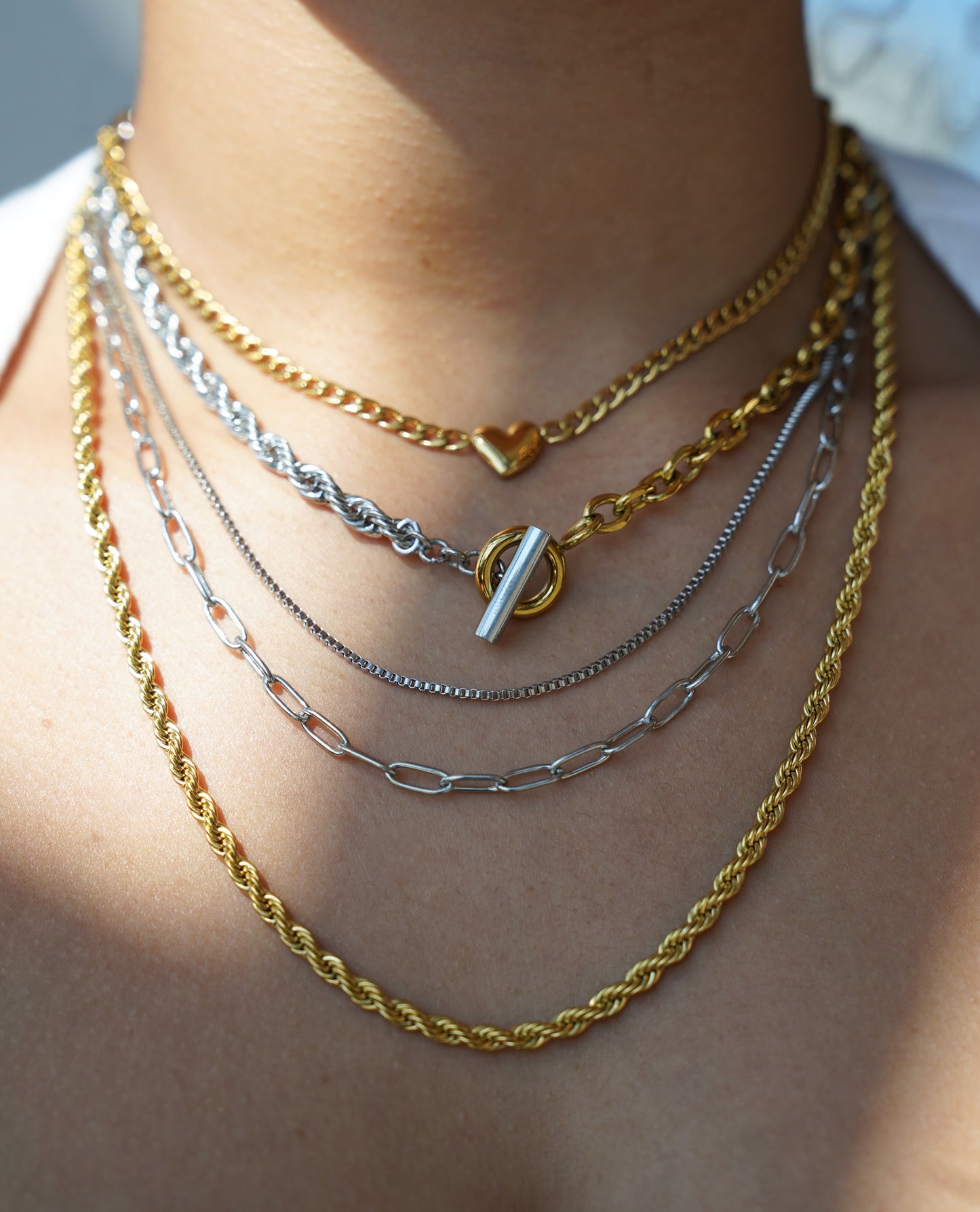 Perfect Harmony Gold & Silver Rope Necklace