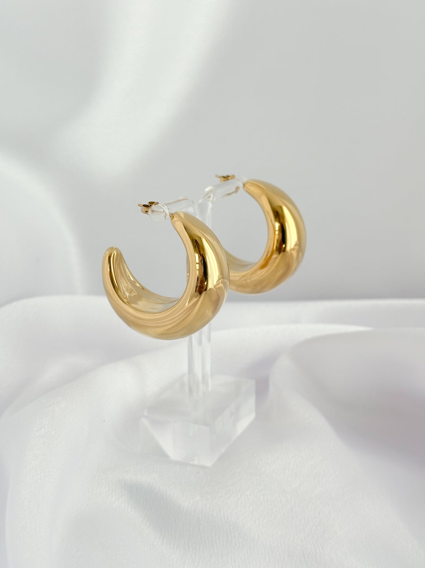 Golden Embrace Hoop Earrings