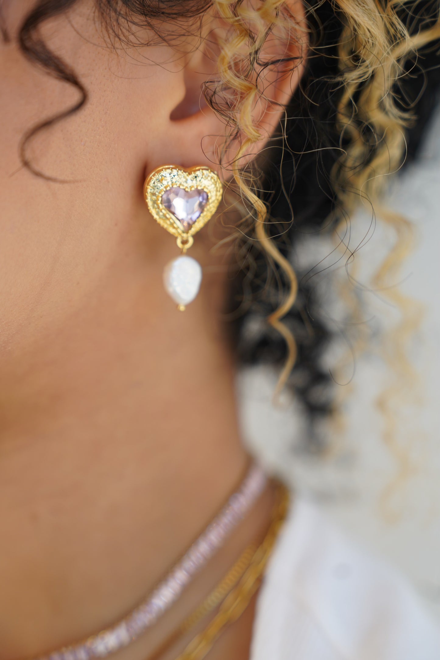 Heart of Pearl Earrings