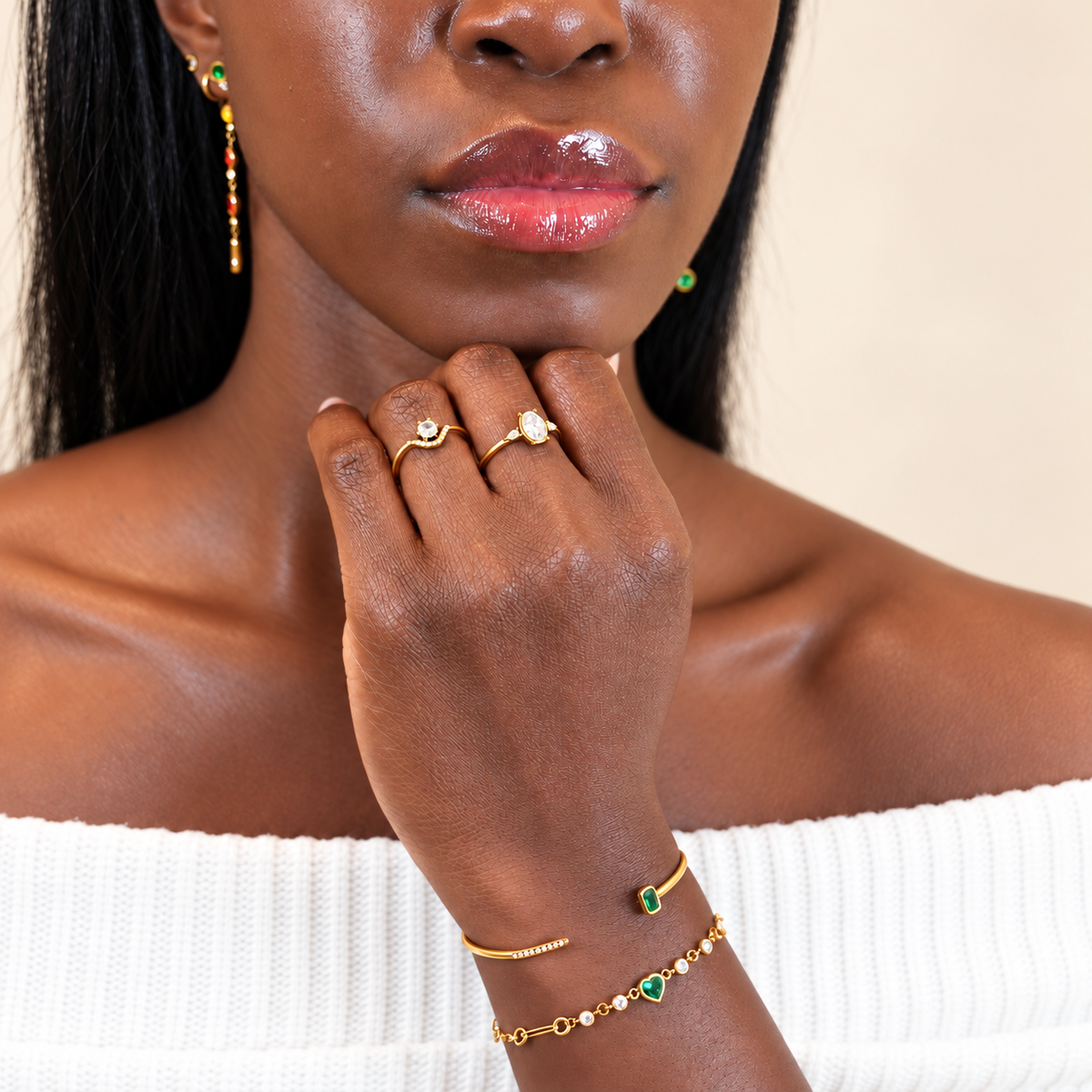 Elise Pavé Ring