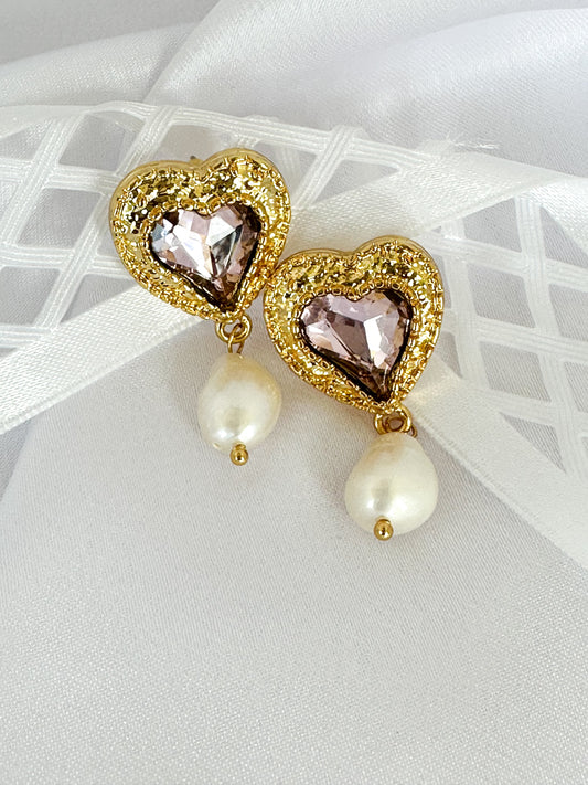 Heart of Pearl Earrings